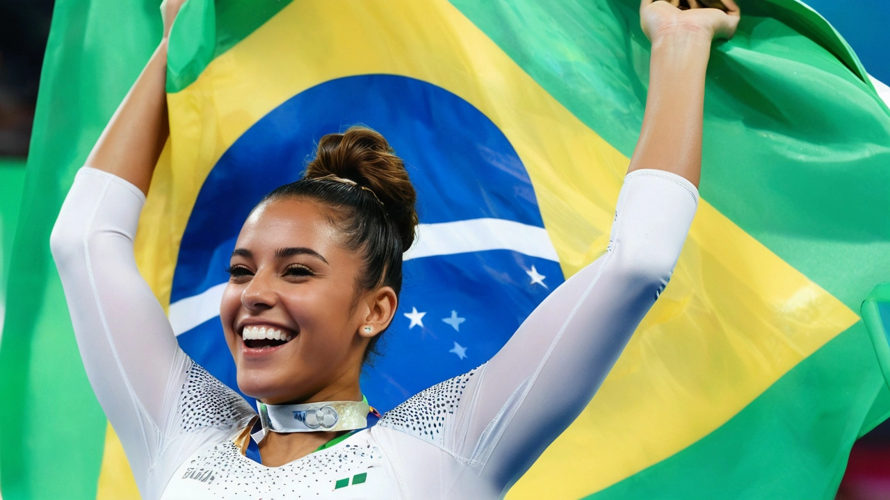 Medalha de Ouro de Rebeca Andrade Leva Brasil de Volta ao Top 20 no Quadro de Medalhas em Paris 2024