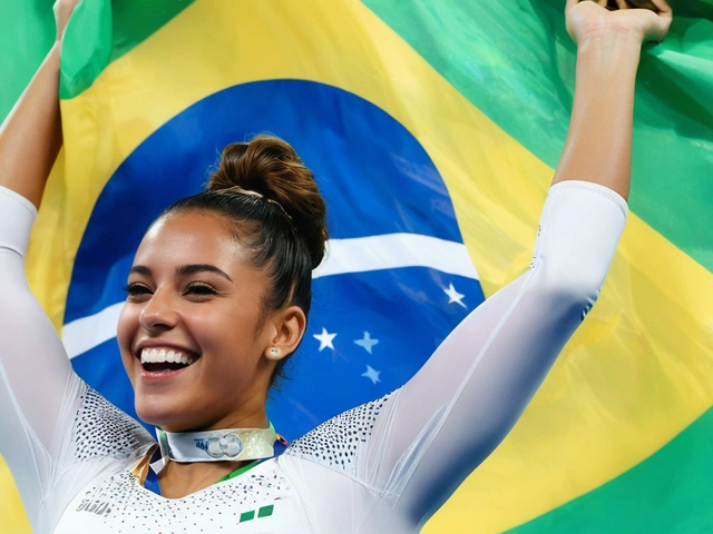 Medalha de Ouro de Rebeca Andrade Leva Brasil de Volta ao Top 20 no Quadro de Medalhas em Paris 2024