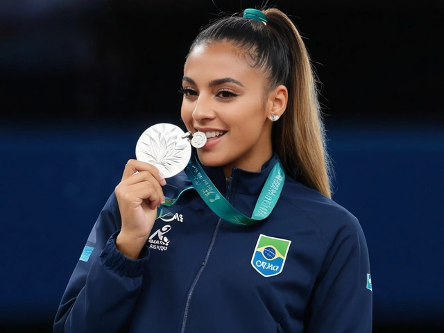 Rebeca Andrade Conquista Prata no Salto nas Olimpíadas de Paris 2024; Simone Biles Fica com o Ouro