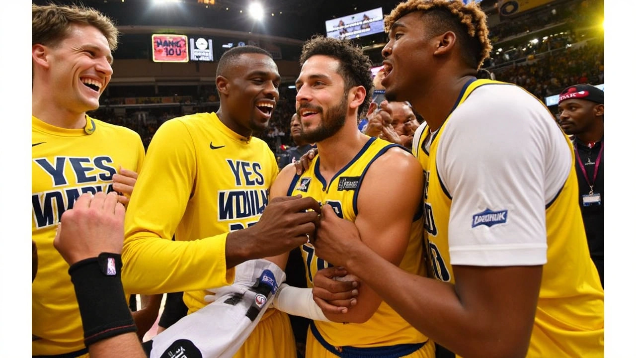 Tyrese Haliburton brilha nos playoffs da NBA com comemorações icônicas após lances decisivos