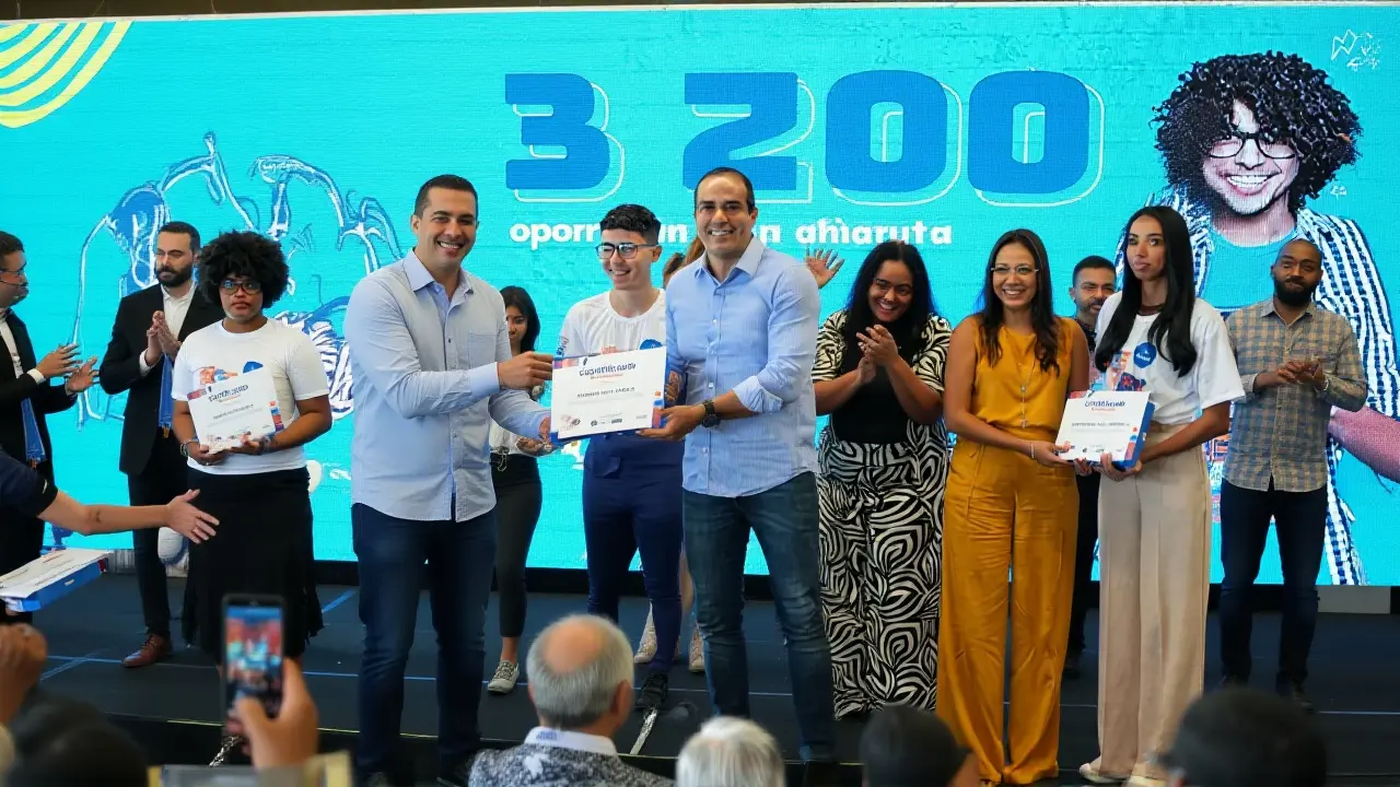 Prefeito Bruno Reis entrega tablets para 400 jovens em programa de inclusão