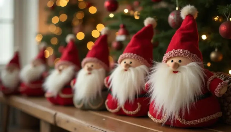 Papai Noel em Tecido: 5 Ideias Criativas Para Decorar Sua Casa!