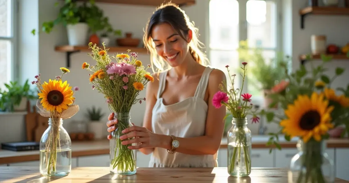 15 Ideias de Arranjos em Garrafas que Custam Menos de R$15 15 Ideias de Arranjos em Garrafas que Custam Menos de R$15