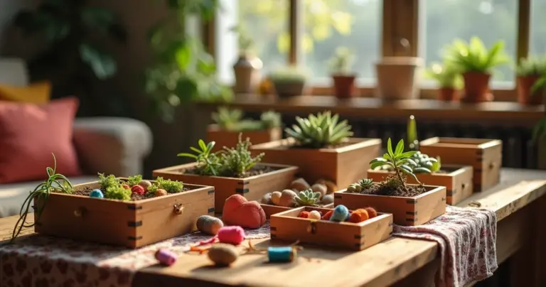 27 Ideias de Artesanato em Caixas de Madeira para Organizar e Decorar