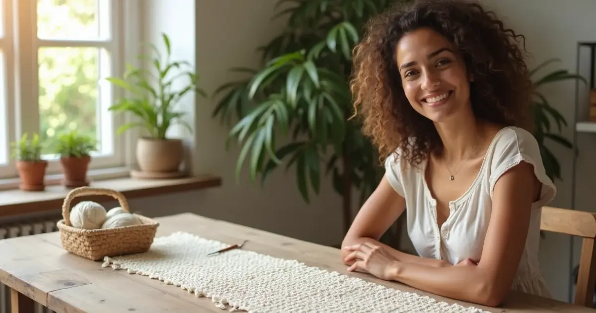 Faça um caminho de mesa de crochê simples e econômico em 4 horas Faça um caminho de mesa de crochê simples e econômico em 4 horas