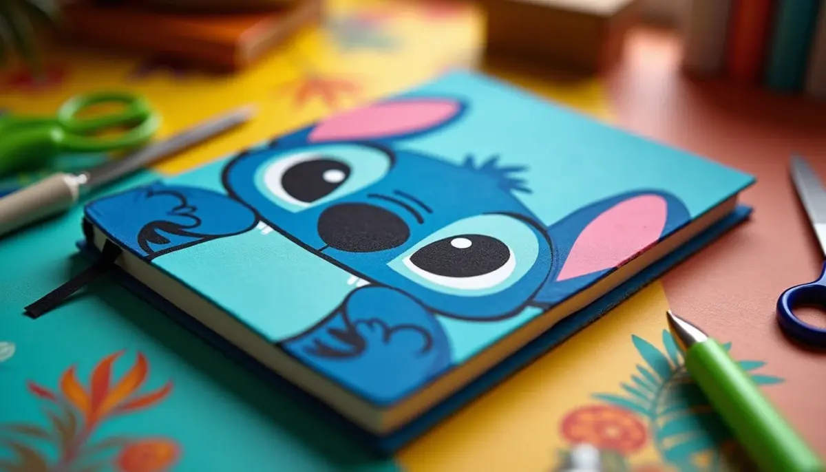 87 Capa Caderno Stitch Lindas para Fazer em Casa e Economizar 87 Capa Caderno Stitch Lindas para Fazer em Casa e Economizar