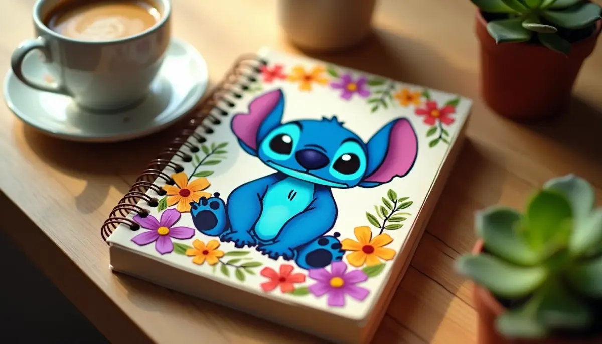 55 ideias de capa de caderno Stitch para se inspirar agora