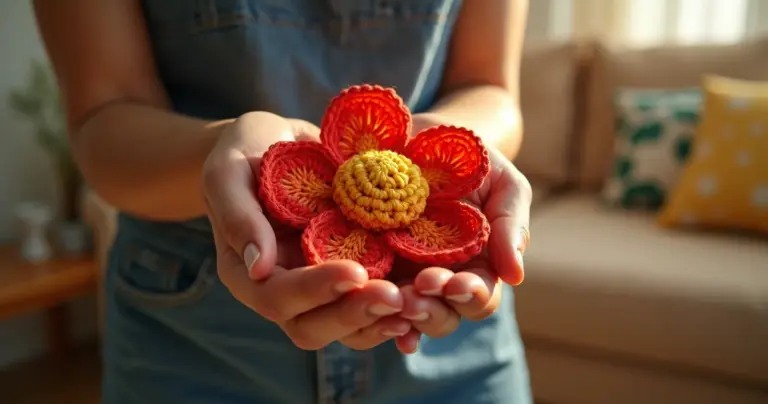 Como fazer flor em croche passo a passo: o detalhe que muda tudo Como fazer flor em croche passo a passo: o detalhe que muda tudo