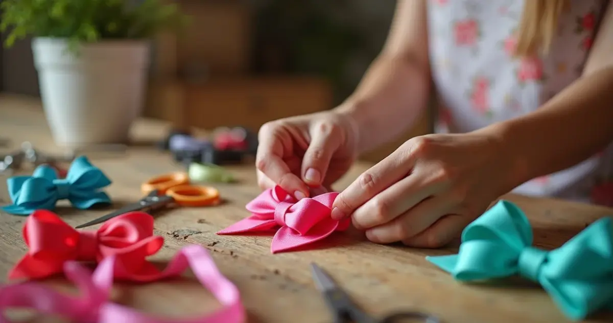 Como fazer laço de cabelo infantil gastando 4x menos em 20 minutos Como fazer laço de cabelo infantil gastando 4x menos em 20 minutos