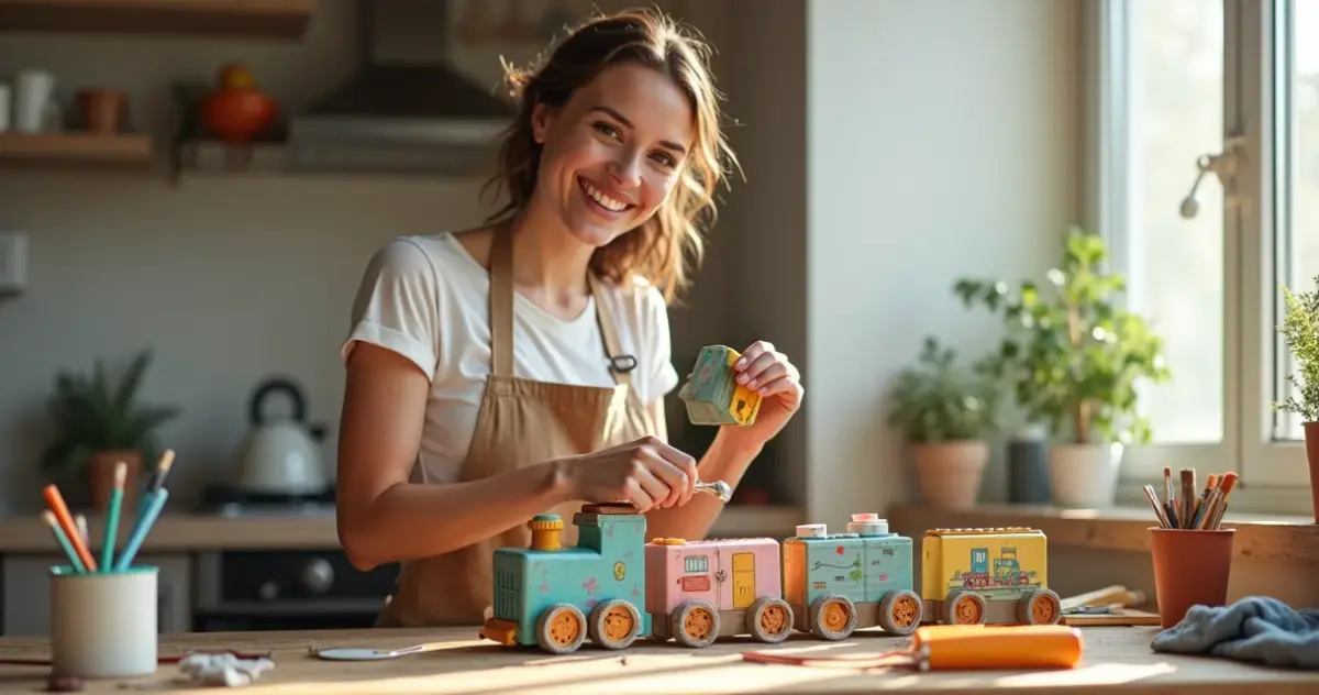 Como fazer trenzinho de caixa de leite: brinquedo reciclado por menos de R$ 5