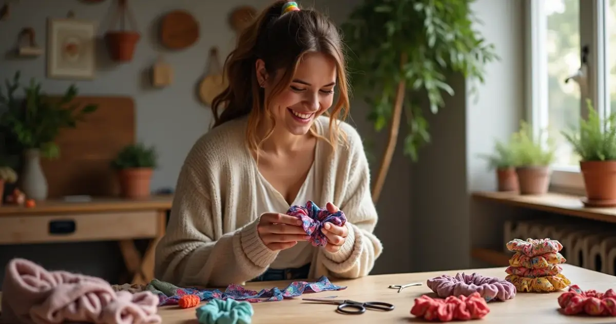 Como fazer xuxinhas de cabelo em 5 minutos e economizar R$ 15