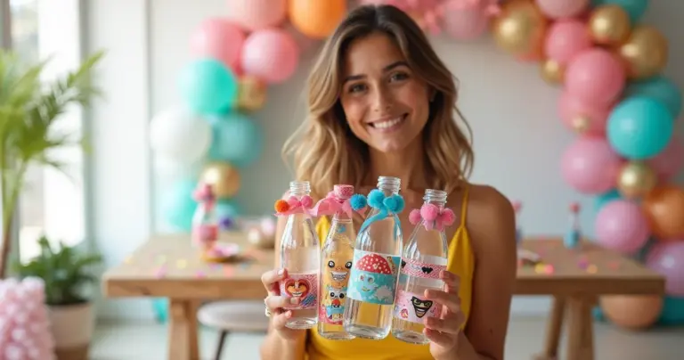 45 Ideias de Garrafinhas Decoradas para Festa Infantil que Vão Encantar 45 Ideias de Garrafinhas Decoradas para Festa Infantil que Vão Encantar