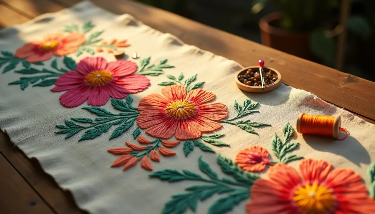 74 Gráficos Ponto Cruz Flores para Caminho de Mesa para Imprimir