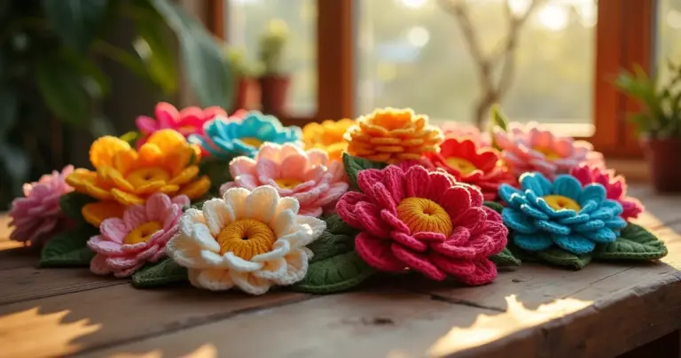 16 Modelos de Flores em Crochê que Valorizam Seu Trabalho em 40% 16 Modelos de Flores em Crochê que Valorizam Seu Trabalho em 40%