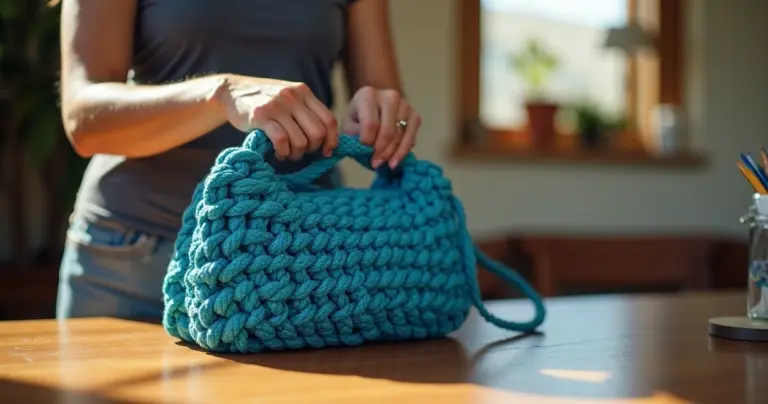 Receita de bolsa de crochê com fio náutico que não amassa nunca Receita de bolsa de crochê com fio náutico que não amassa nunca