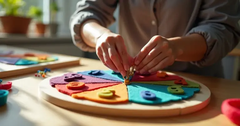 Relógio de feltro que ensina horas e decora por menos de R$ 70 Relógio de feltro que ensina horas e decora por menos de R$ 70