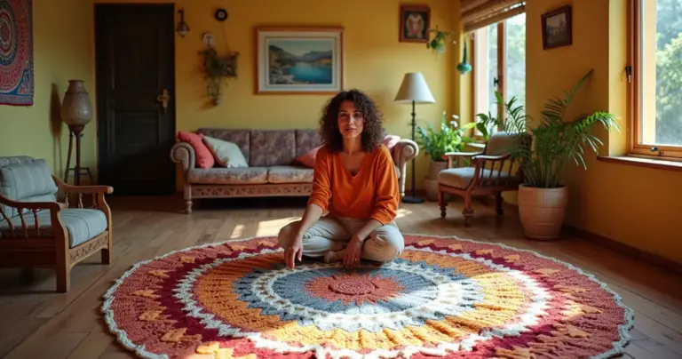 23 Ideias de Tapetes de Crochê Diferentes Que Vão Revoltar Sua Sala 23 Ideias de Tapetes de Crochê Diferentes Que Vão Revoltar Sua Sala