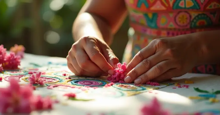Toalhas decoradas com fuxico: técnica brasileira que esconde defeitos do tecido Toalhas decoradas com fuxico: técnica brasileira que esconde defeitos do tecido