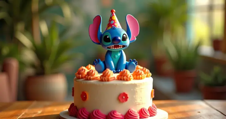 12 Ideias de Topper de Bolo Stitch que Vão Arrasar na Sua Festa