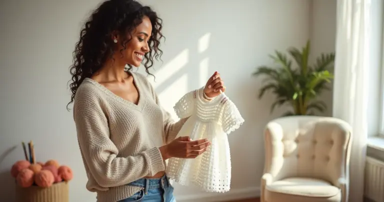 Vestido de Bebê de Crochê Passo a Passo: Do Zero à Peça Perfeita