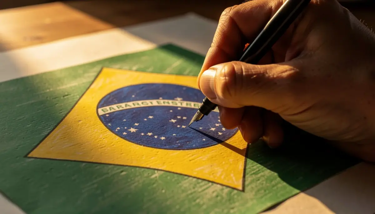 Bandeira do Brasil Para Desenhar: Passo a Passo Fácil e Preciso Bandeira do Brasil Para Desenhar: Passo a Passo Fácil e Preciso