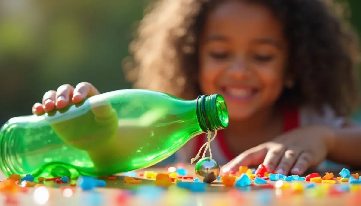 Brinquedo Reciclável Fácil de Fazer: Bilboquê de Garrafa PET em 10 Minutos