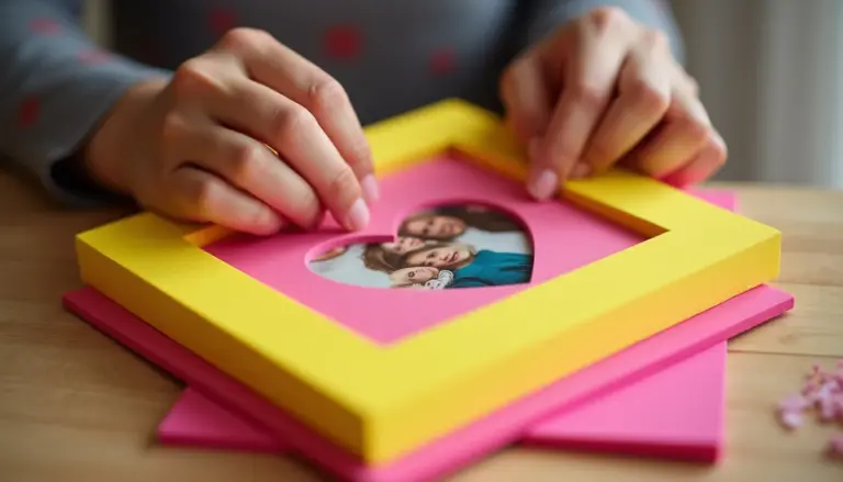 Mãe Vai Amar: Porta Retrato de Eva Dia das Mães Passo a Passo