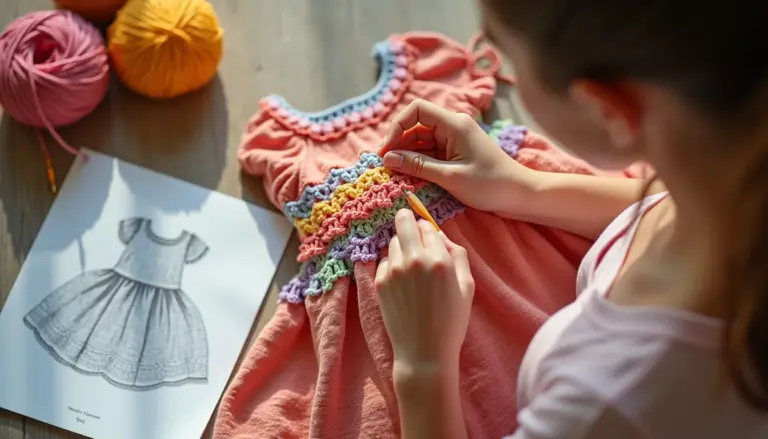 Vestido de crochê infantil passo a passo com gráfico: faça em 8 horas Vestido de crochê infantil passo a passo com gráfico: faça em 8 horas