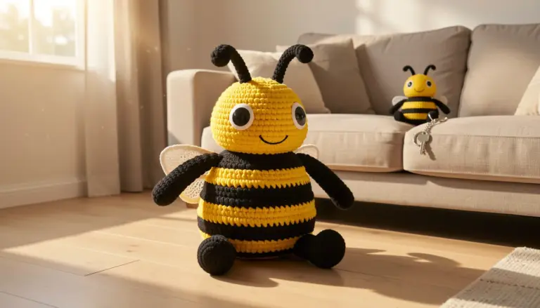 5 Abelhas Amigurumi para Fazer Agora (Inspirações e Padrões)