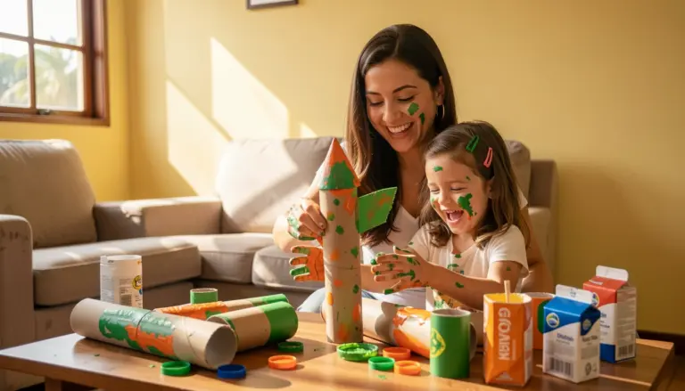 43 Ideias de Brinquedos de Reciclagem para Fazer em Casa