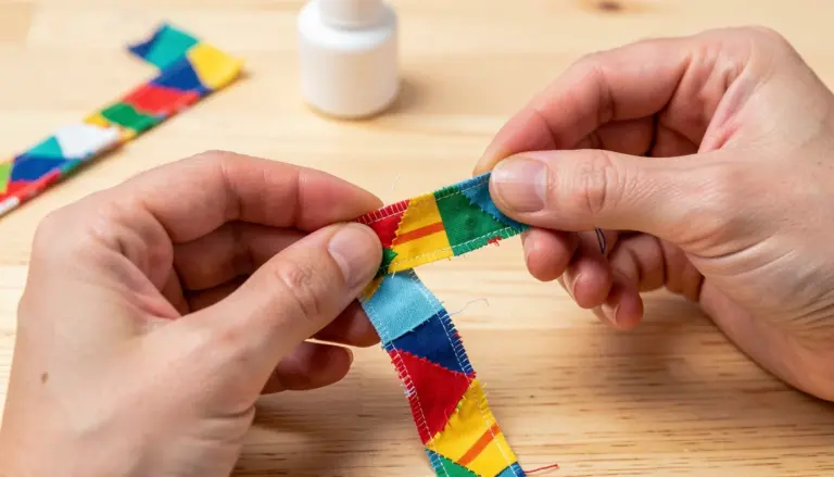 Como Fazer Fita Artesanal com Retalhos de Tecido sem Máquina de Costura
