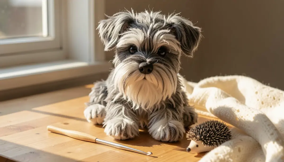 8 Dicas Essenciais para Fazer um SCHNAUZER AMIGURUMI Realista (Passo a Passo)