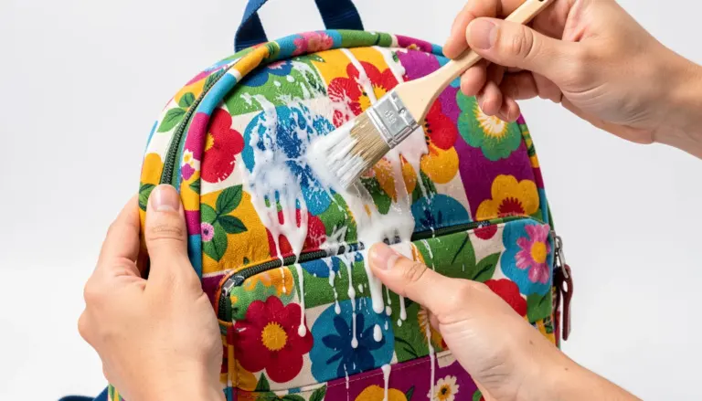Truque Para Impermeabilizar Mochila de Tecido Artesanal Com Cola Branca