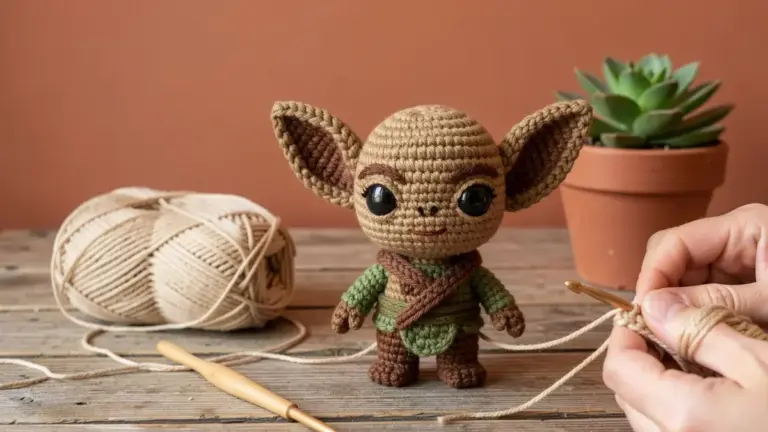 Aprenda a Fazer Baby Groot Amigurumi: Passo a Passo Grátis