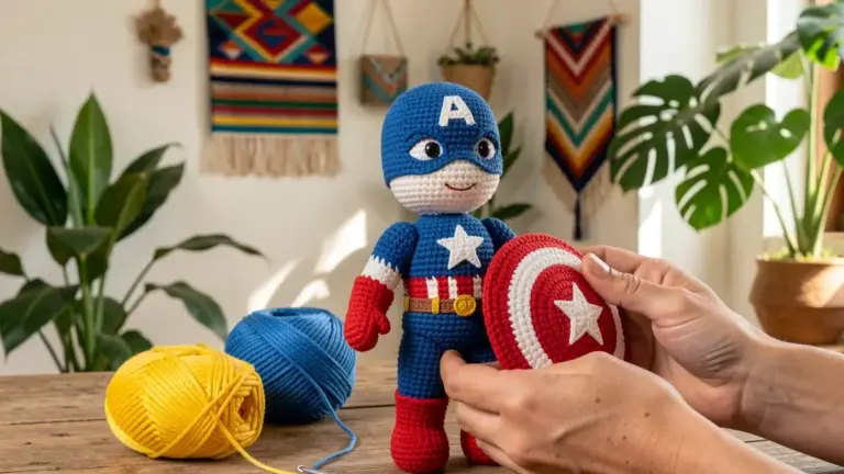 Capitão América Amigurumi: Dicas, Materiais e Inspirações para Fãs