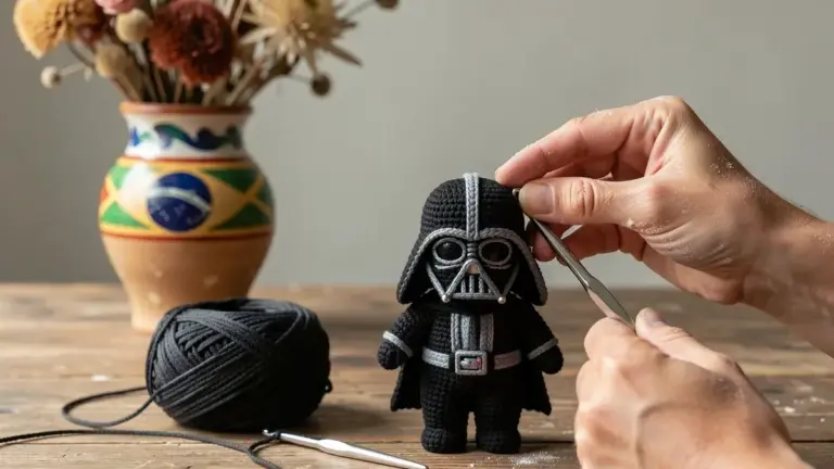 Darth Vader Amigurumi: Passo a Passo Completo com Padrão Grátis