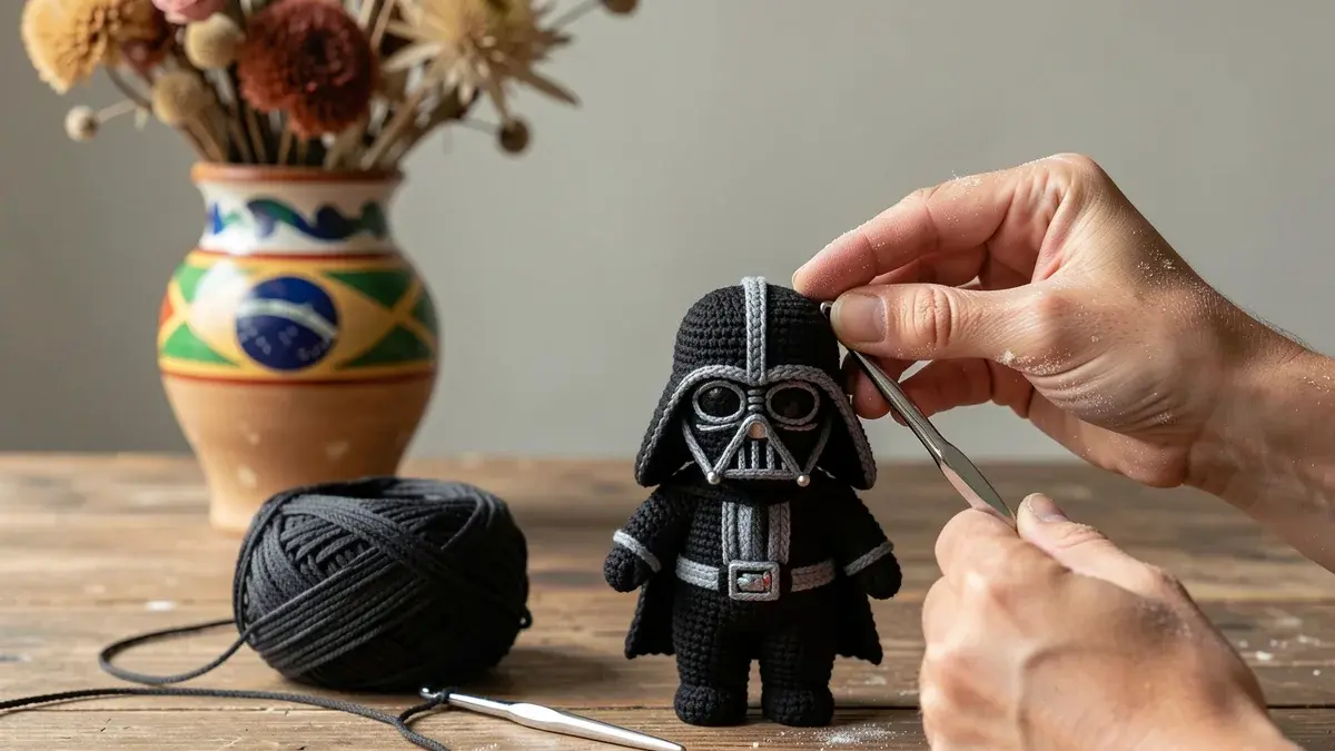 Darth Vader Amigurumi: Passo a Passo Completo com Padrão Grátis