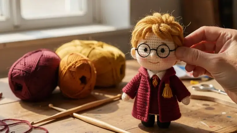 Harry Potter Amigurumi: Como Fazer o Boneco de Crochê Passo a Passo