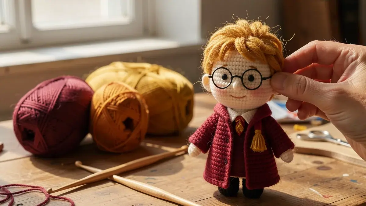 Harry Potter Amigurumi: Como Fazer o Boneco de Crochê Passo a Passo
