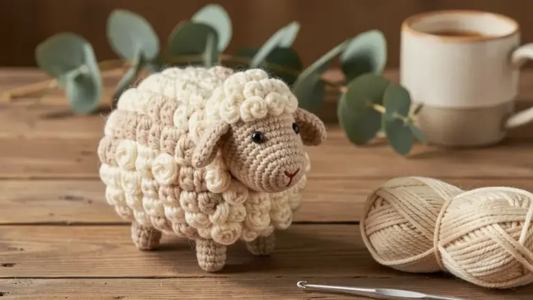 Ovelha Amigurumi: Receita Grátis Passo a Passo para Iniciantes
