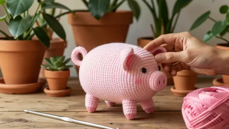 Porquinho Amigurumi: Receita Fácil Passo a Passo para Iniciantes