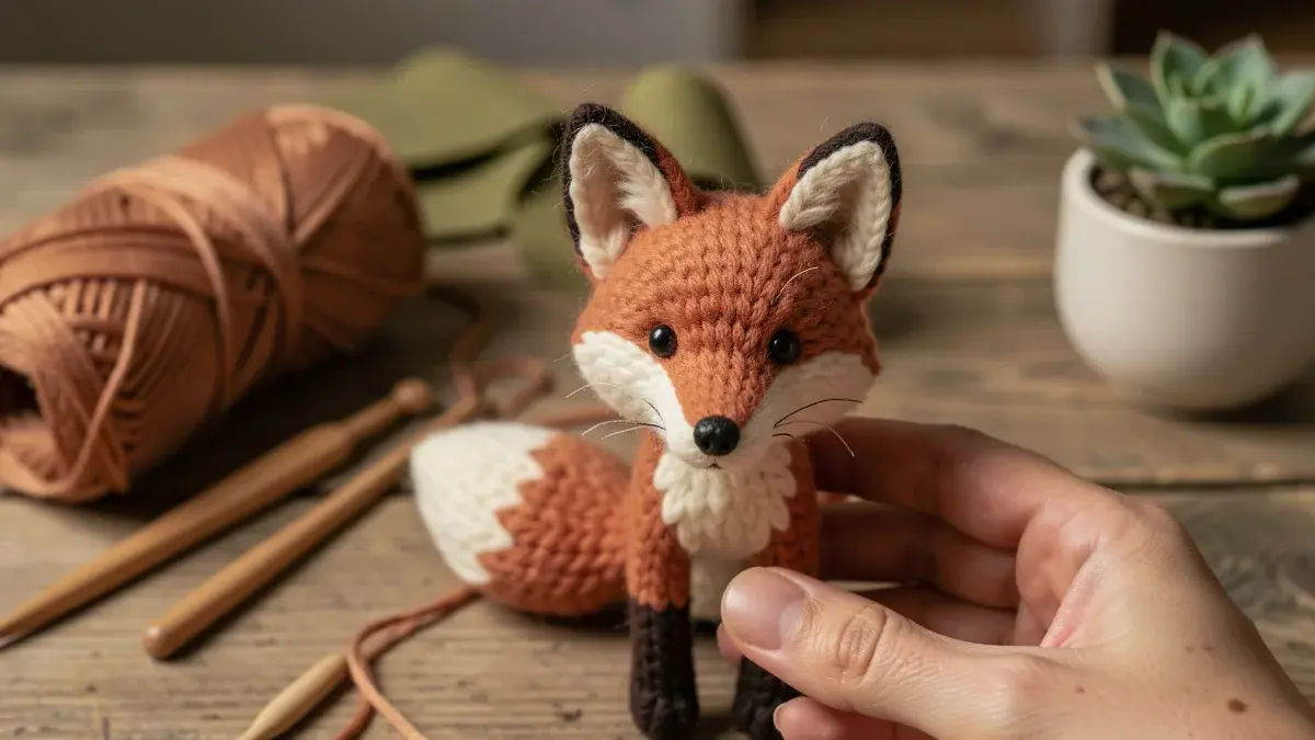 Raposa Amigurumi Fofa: Receita Passo a Passo Grátis