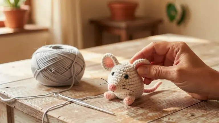 Rato Amigurumi Passo a Passo: Receita Grátis para Iniciantes