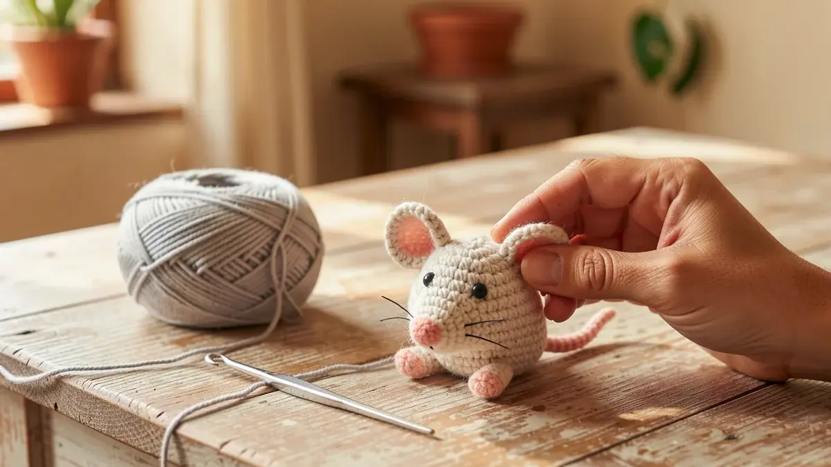 Rato Amigurumi Passo a Passo: Receita Grátis para Iniciantes
