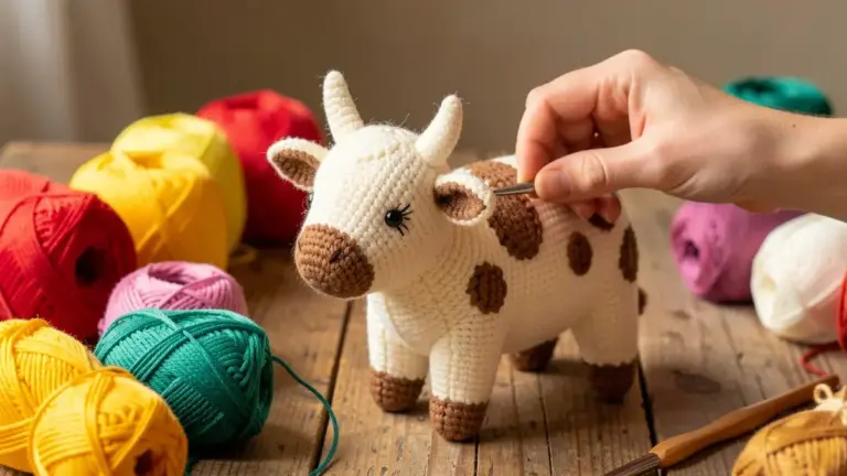 Aprenda a fazer vaquinha amigurumi e venda para ganhar dinheiro extra
