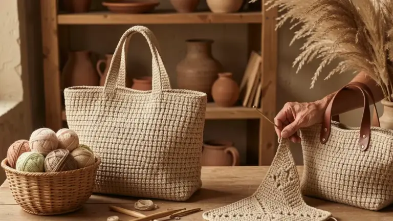Bolsa de Crochê: Como Fazer Passo a Passo para Iniciantes
