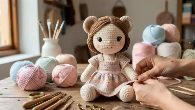 Boneca Amigurumi de Crochê: Materiais, Pontos e Acabamento Perfeito