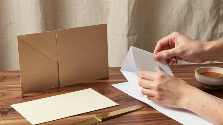 Como fazer envelope passo a passo: A4, quadrado e à mão