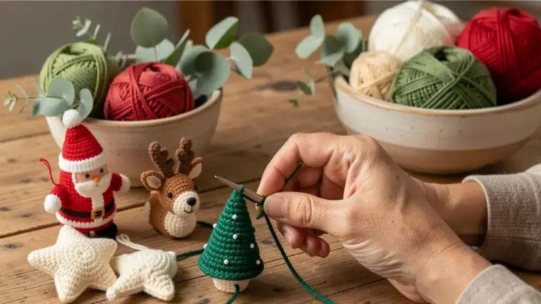 Enfeites de Natal Amigurumi: O Que São, Como Fazer e Ideias para sua Árvore