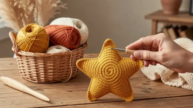 Estrela Amigurumi: Guia Completo com Passo a Passo para Iniciantes
